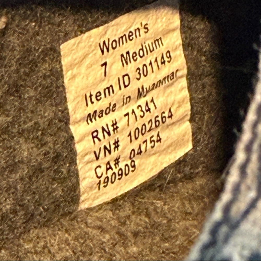LL Bean Women's Grey Wool Felt Clogs Slippers Size 7 Medium Cozy Warm 301149 - Picture 5 of 8